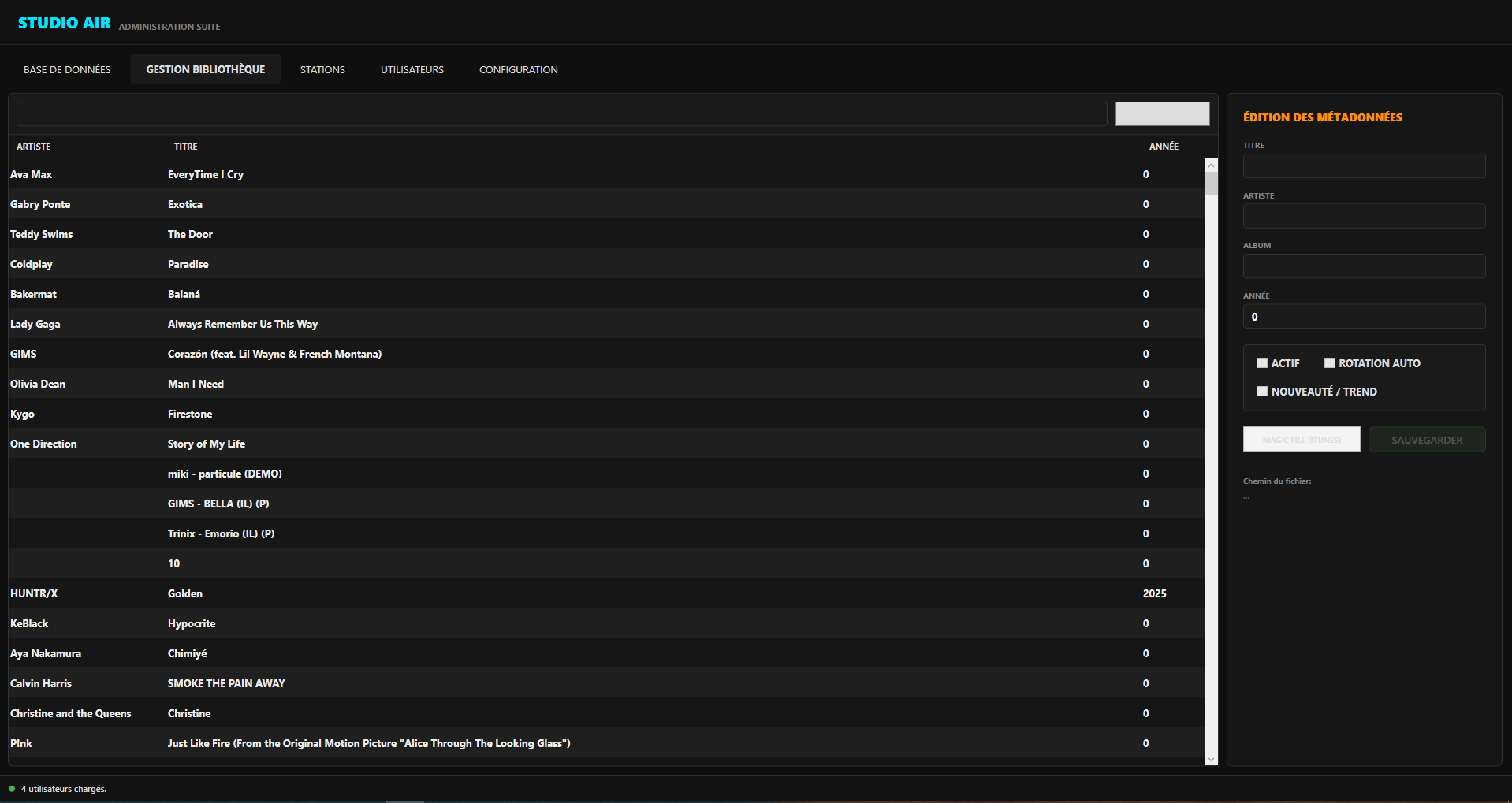 Screenshot StudioAir